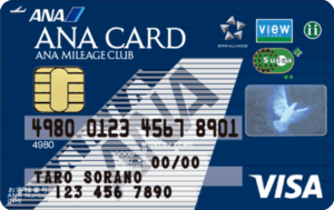 ANA VISA Suicaカード券面画像